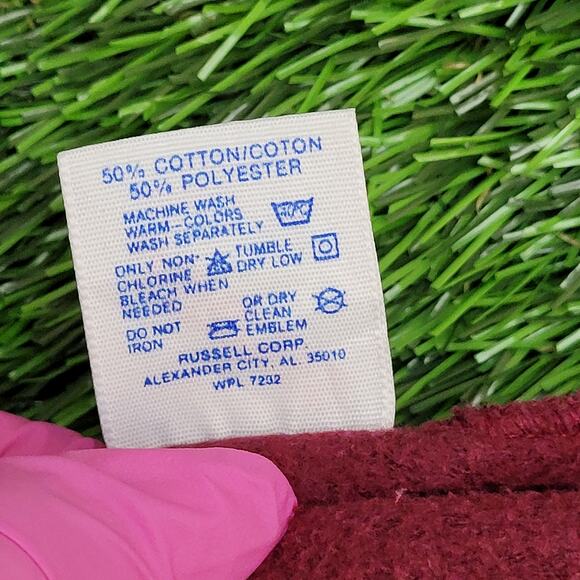 Vintage 80s JERZEES Raglan Sweatshirt Womens Large 20x27 USA - Picture 7 of 13